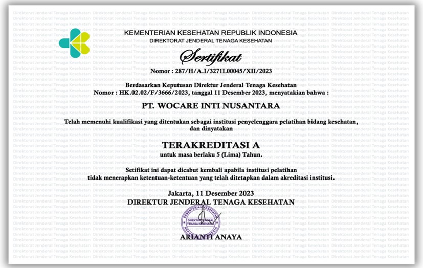 Sertifikat Pelatihan