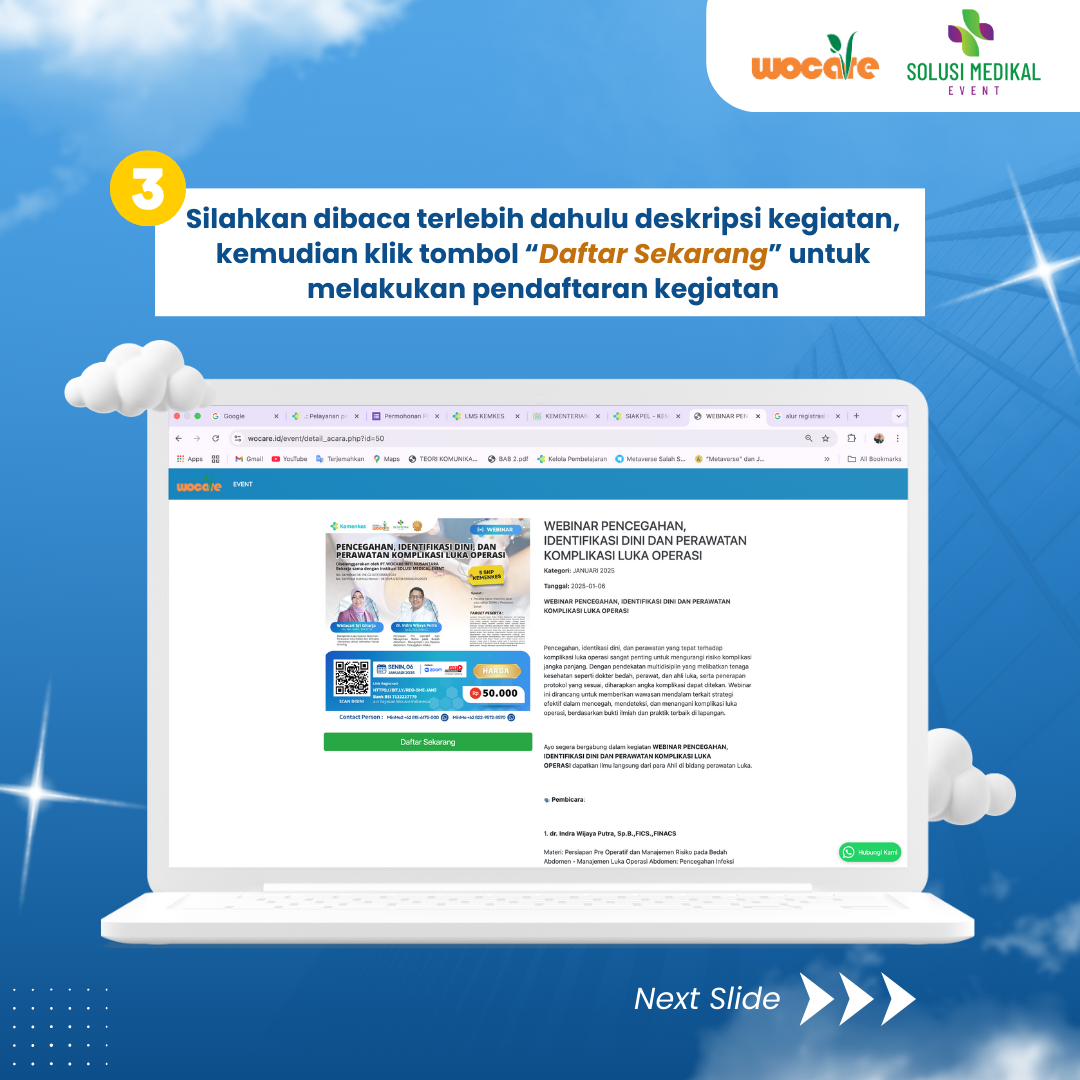 ALUR REGISTRASI WEBINAR SOLUSI MEDIKAL EVENT