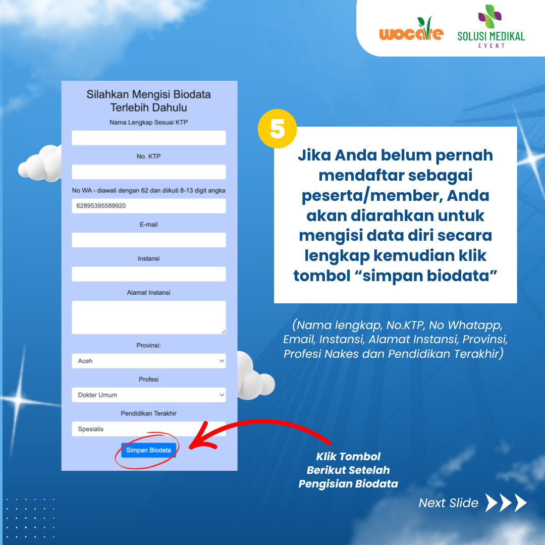 ALUR REGISTRASI WEBINAR SOLUSI MEDIKAL EVENT