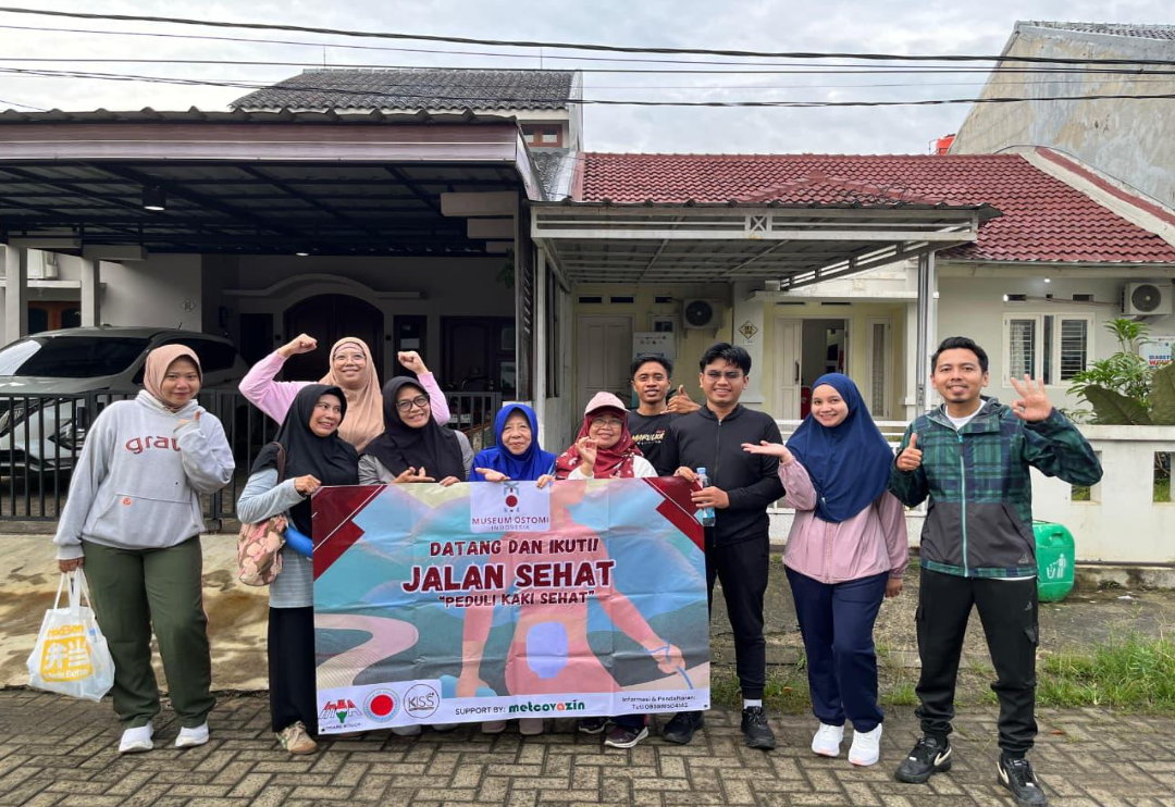 Jalan Sehat Bersama Ostomate, Volunter, dan Masyarakat Taman Sari Persada: Wujud Nyata Hidup Sehat Bersama Museum Ostomi Indonesia